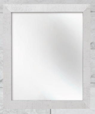 wood white mirror